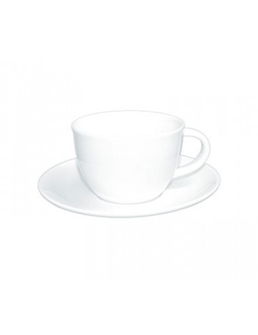 LUCERNE  - AK TEA CUP + SAUCER 240ML (PACK OF 6)