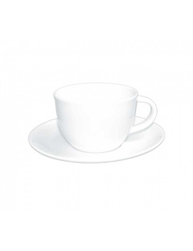 LUCERNE  - AK TEA CUP + SAUCER 240ML (PACK OF 6)