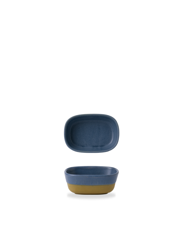 EMERGE - OSLO BLUE - DEEP DISH - 12CM X 8.8CM X 5CM (6) (PACK OF 6)