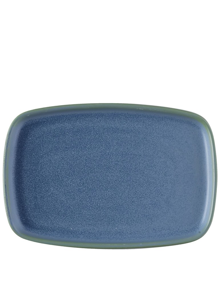 EMERGE - OSLO BLUE - RECTANGULAR PLATE - 22CM X 15CM (6) (PACK OF 6)