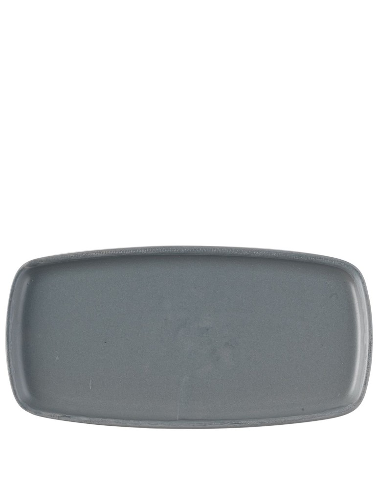 EMERGE - SEATTLE GREY - RECTANGULAR PLATE - 30CM X 14.7CM (6) (PACK OF 6)