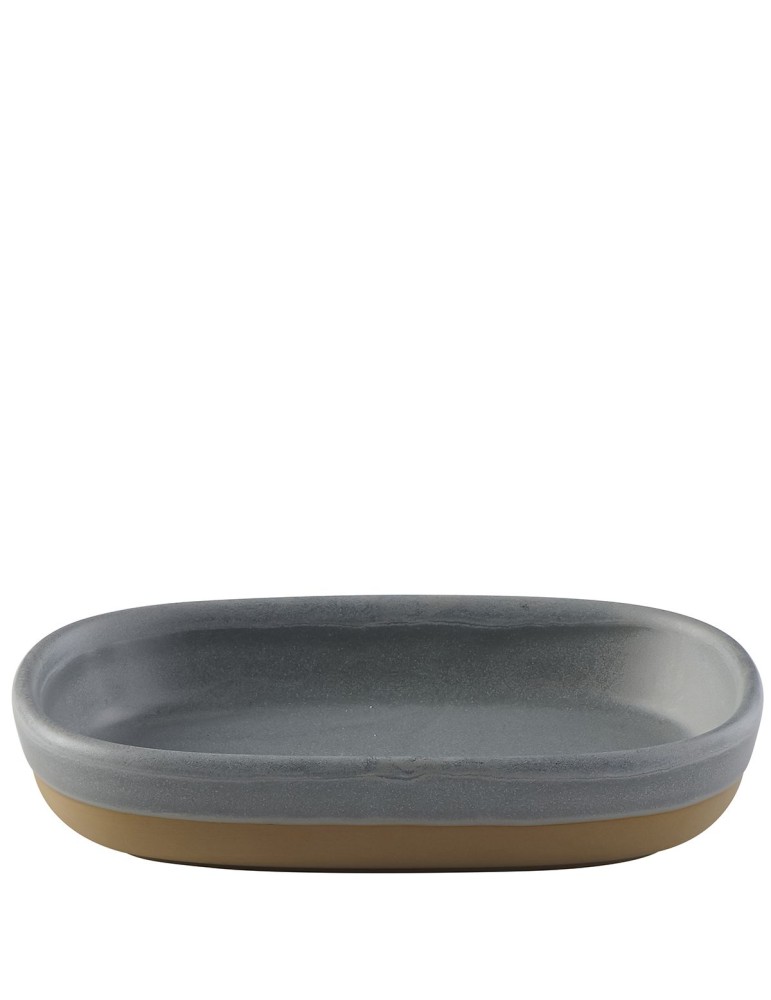 EMERGE - SEATTLE GREY - SHALLOW TRAY - 17.3CM X 11.9CM X 3.3CM (6) (PACK OF 6)