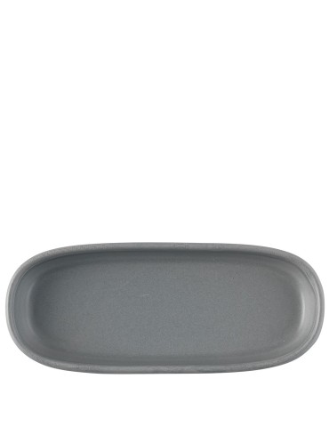 EMERGE - SEATTLE GREY - SHALLOW TRAY - 23.3CM X 10CM X 3.3CM (6) (PACK OF 6)
