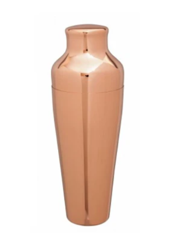Shaker - Art Deco 550ml - Copper plate