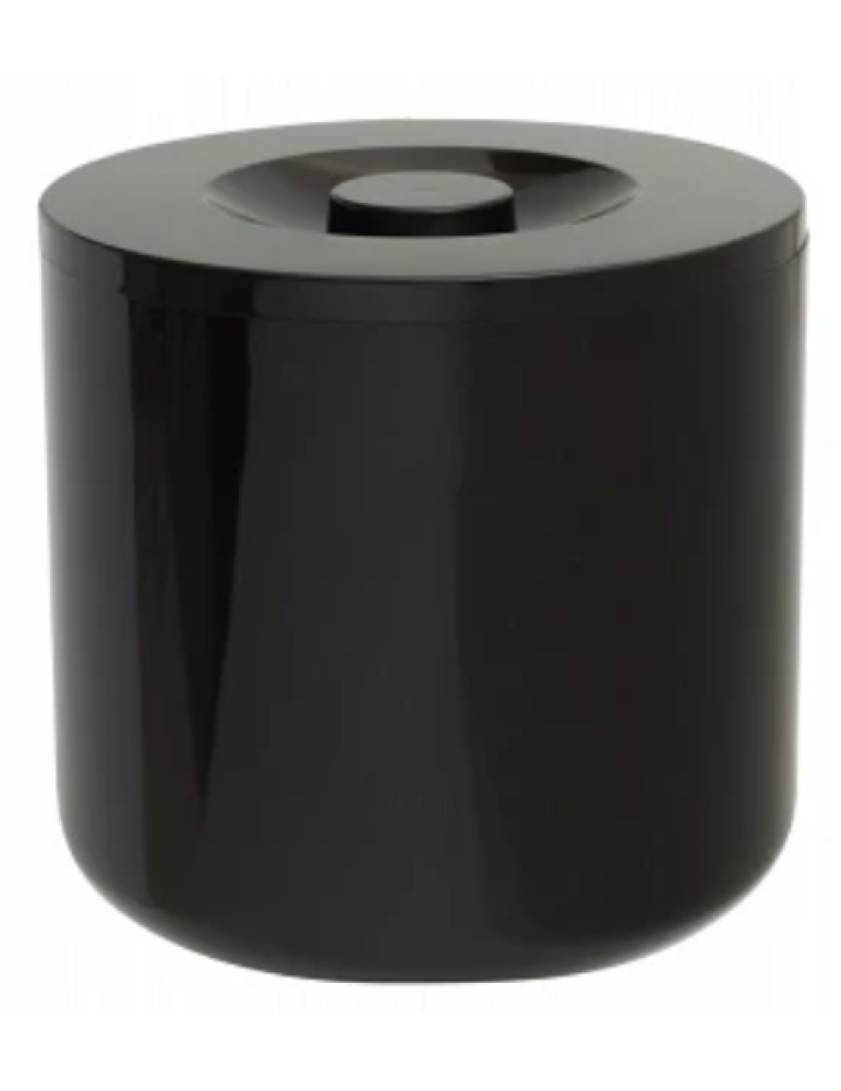Ice Bucket - Black Round 4L - Plastic