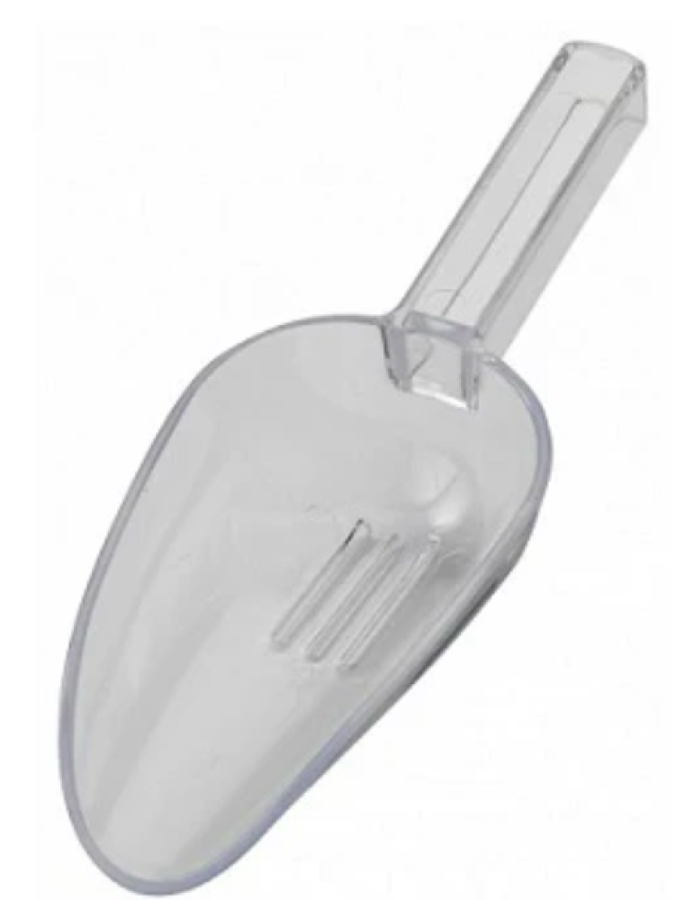 Ice Scoop - Clear Plastic