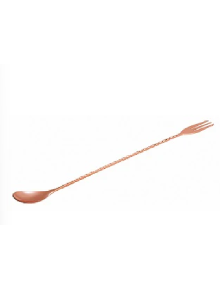 Spoon - with Fork - 305mm - Copper Plate