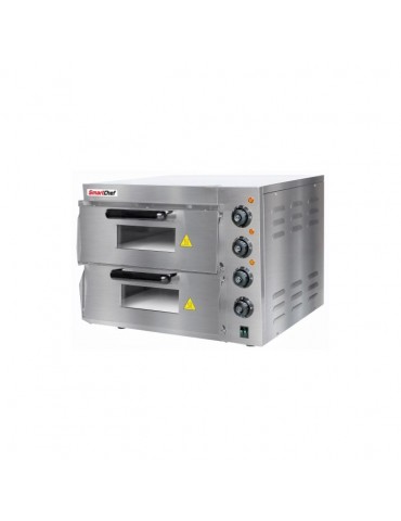 SMARTCHEF PIZZA OVEN - DOUBLE DECK - 1 PIZZA PER DECK
