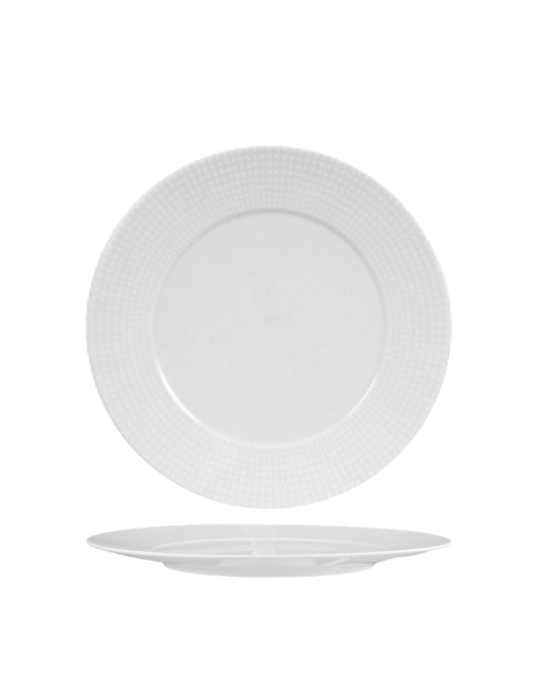 Ariane Point Rim Plate 25cm (Pack of 6)