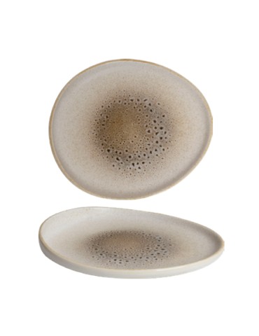 Ariane Jaguar Elevated Oval Plate Inside 25cm (Pack of 6)