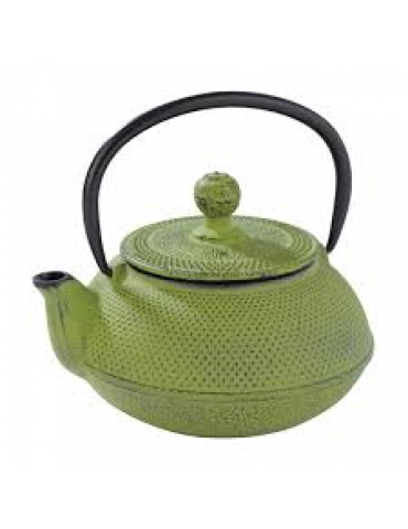 CAST IRON TEA POT [NIPON] - GREEN 600ML (PACK OF 1)