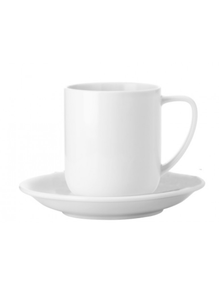 LUZERNE OLIVE MUG + SAUCER 300ML (PACK OF 6)