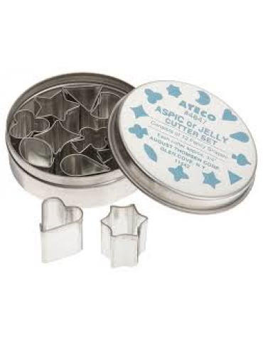 ASPIC CUTTER SET - 12 PIECE ASSORTED