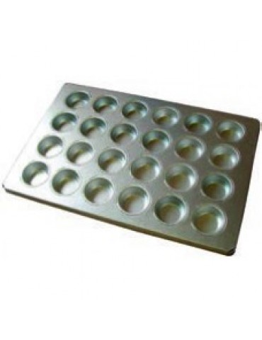 BAKING TRAY ALUSTEEL - REGULAR MUFFIN 24 CUP 600MM X 400MM (PACK OF 1)