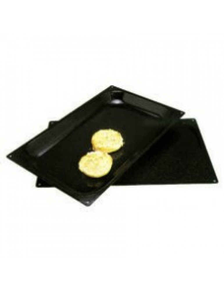 BAKING TRAY ENAMELLED - 535MM X 325MM X 10MM (BLACK) (PACK OF 1)