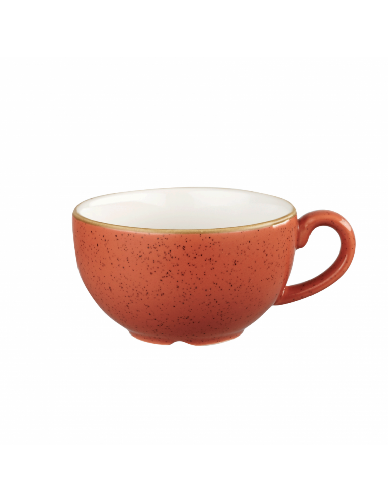 CHURCHILL -SPICED ORANGE CAPPUCCINO CUP+SAUCER 227ML (PACK OF 6)