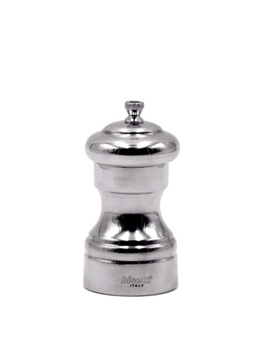 Bisetti Salt Mill Pewter 10 cm