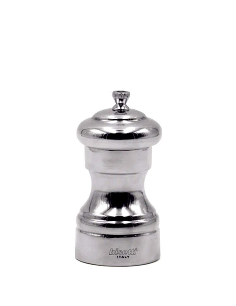 Bisetti Salt Mill Pewter 10 cm