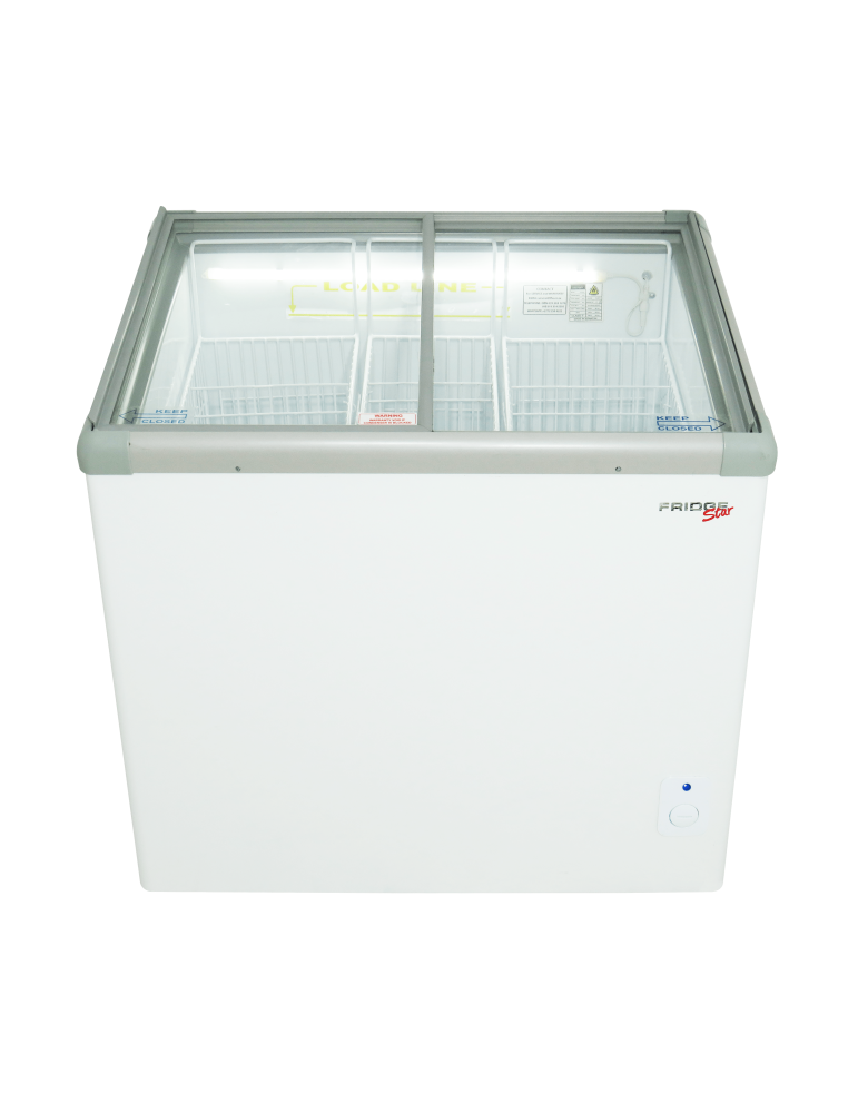  GLASS TOP ICE CREAM FREEZER