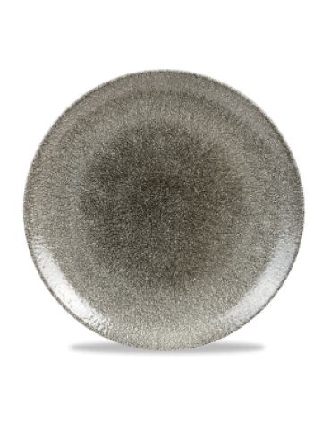 RAKU - QUARTZ BLACK - COUPE PLATE - 28.8CM (12) (PACK OF 12)