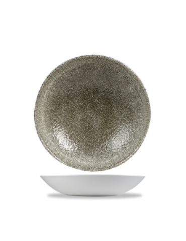 RAKU - QUARTZ BLACK - COUPE BOWL - 18.2CM (12) (PACK OF 12)