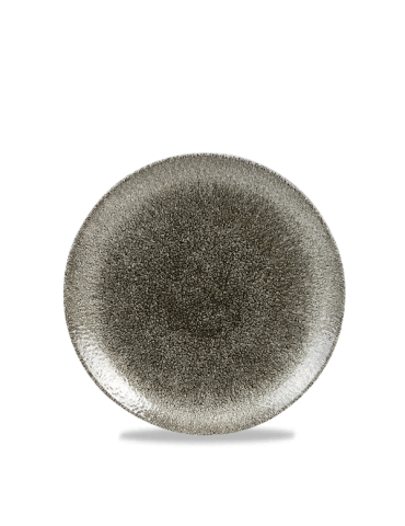 COUPE PLATE 16.5cm QUARTZ BLACK (PACK OF 6)