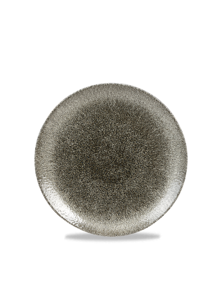 COUPE PLATE 16.5cm QUARTZ BLACK (PACK OF 6)