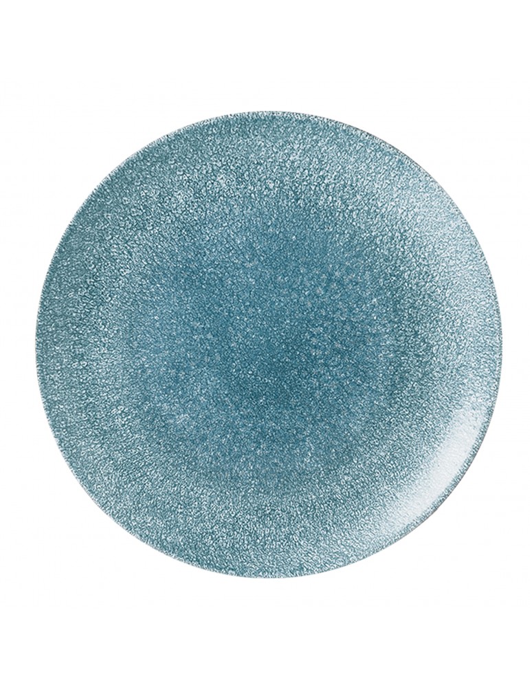 RAKU - TOPAZ BLUE - COUPE PLATE - 16.5CM (12) (PACK OF 12)