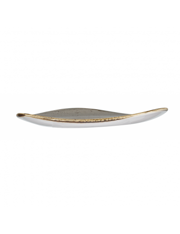 STONECAST - PEPPERCORN GREY - TRIANGLE PLATE - 19.2CM (12) (PACK OF 12)