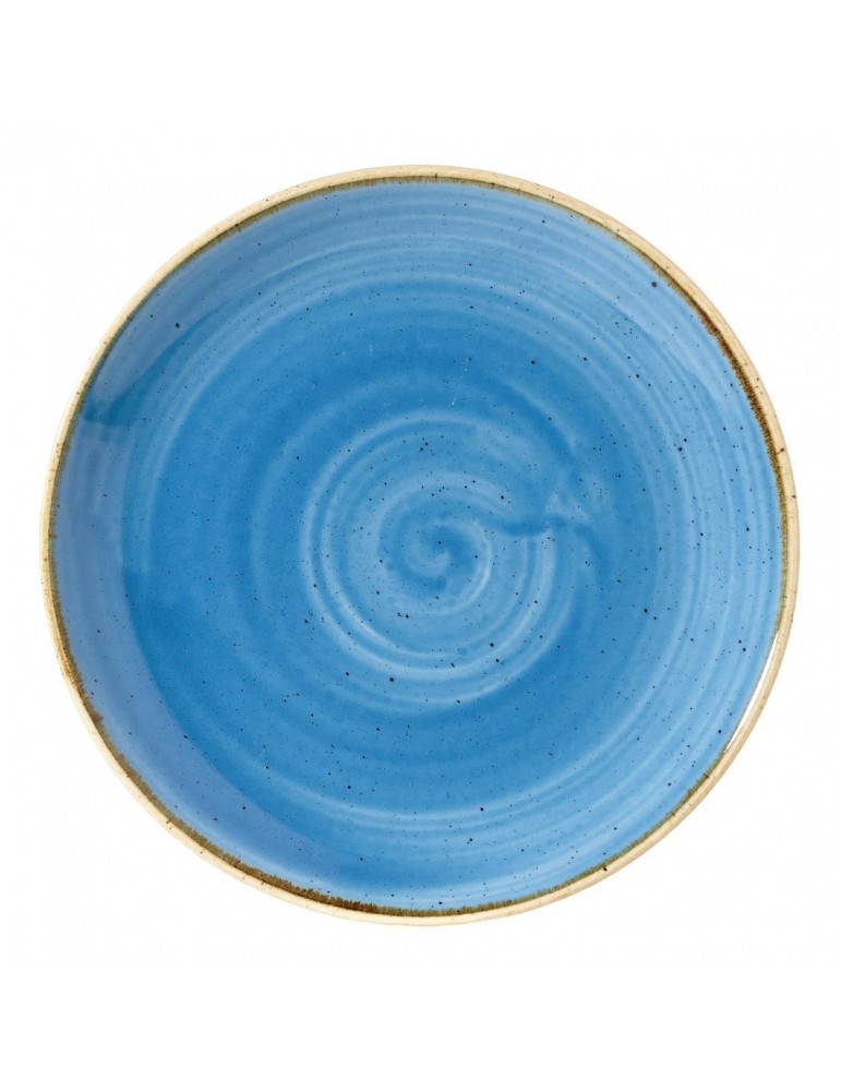 STONECAST - CORNFLOWER BLUE - COUPE PLATE - 16.5CM (12) (PACK OF 12) STONECAST - CORNFLOWER BLUE - COUPE PLATE - 16.5CM (12) (PACK OF 12)