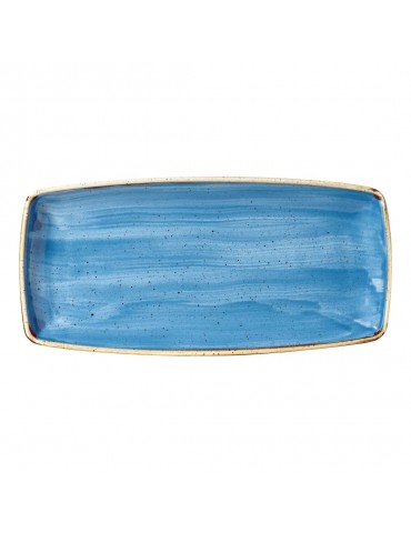 STONECAST - CORNFLOWER BLUE - OBLONG PLATE - 29.5CM X 15CM (12) (PACK OF 12)
