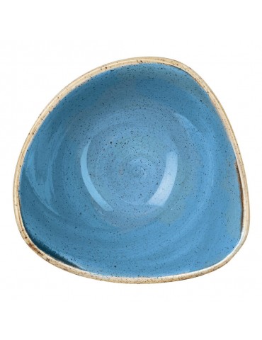 STONECAST - CORNFLOWER BLUE - TRIANGLE BOWL - 15.3CM (12) (PACK OF 12)