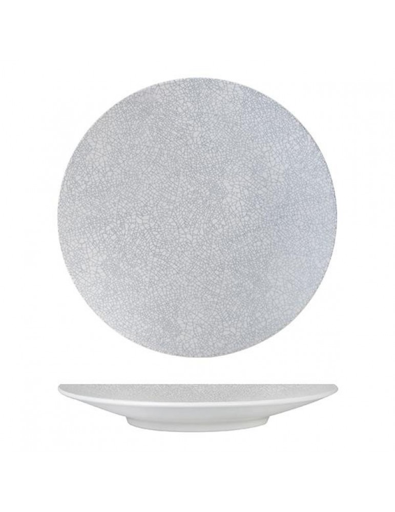 URBAN - GREY WEB - ROUND COUPE PLATE - 19CM (24) (PACK OF 24)