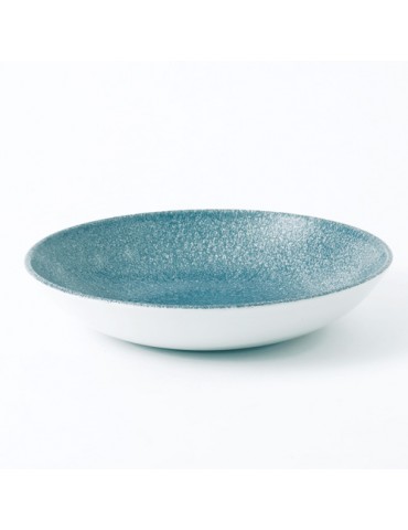 RAKU - TOPAZ BLUE - COUPE BOWL - 18.2CM (12) (PACK OF 12)