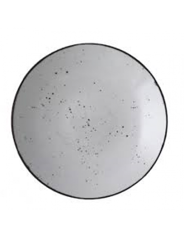 ELE RUSTIC WHITE COUPE PLATE 19CM (PACK OF 24)