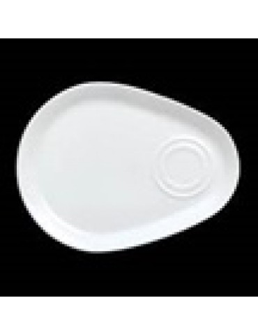 EVOLUTION WHITE COMBI TRAY 26CM (PACK OF 12)