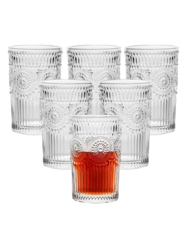 BAROQUE HIBALL GLASS 350ML (SET OF 6)