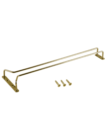 GLASSS RAIL BRASS 450MM