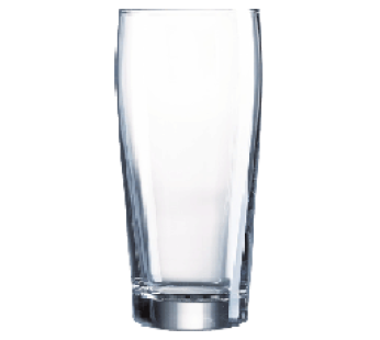 WILLY  BEER GLASS 380ML (PACK OF 60)