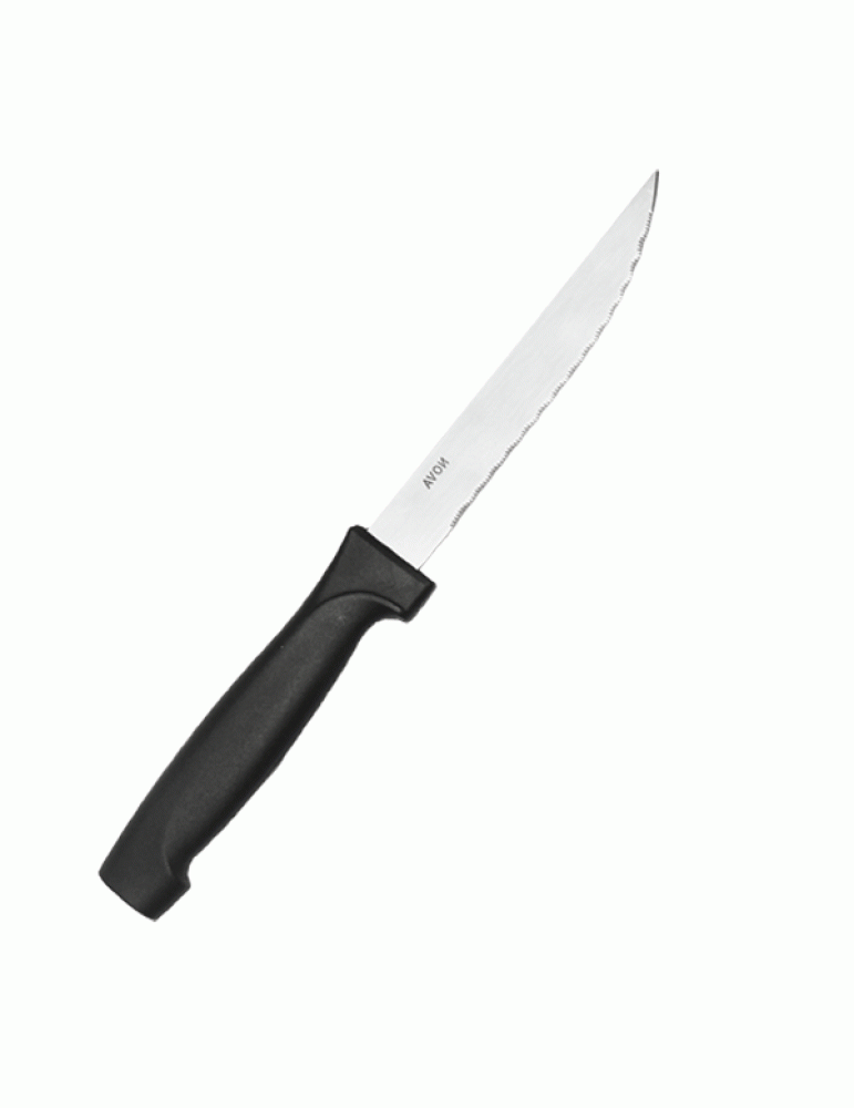 STEAK KNIFE SMOOTH CUT WITH SHARP TIP (PACK OF 12) 