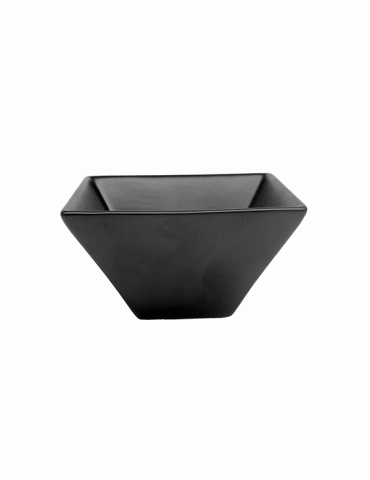 NOVA TRUMPET BOWL MATT BLACK 12CM (PACK OF 6)