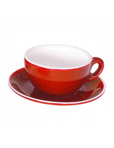 ITALIA - RED - OPEN CAPPUCCINO CUP - 21CL (12) (PACK OF 12)