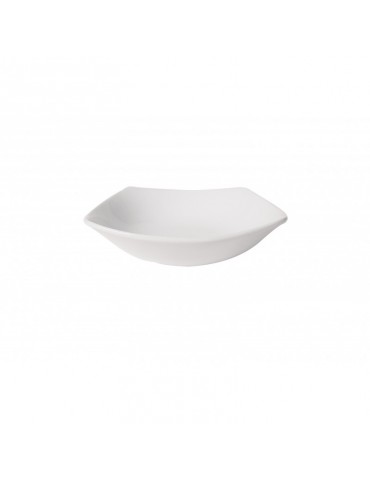PRIMA - WHITE - SQUARE BOWL - 18CM (12) (PACK OF 24)