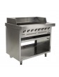 GAS GRILLER ANVIL – 8 BURNER RADIANT – FREE STANDING