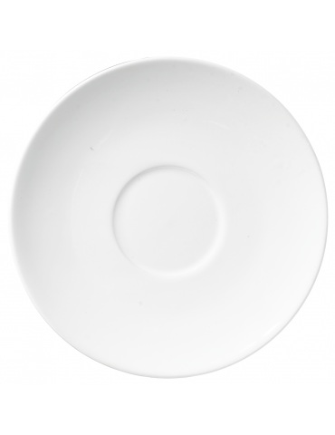 OLIVE - WHITE - SAUCER - 15CM (24) (PACK OF 24)