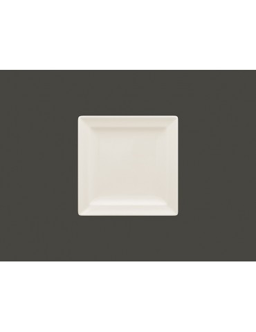 OLIVE - WHITE - SQUARE PLATE - 16CM (12) (PACK OF 24)