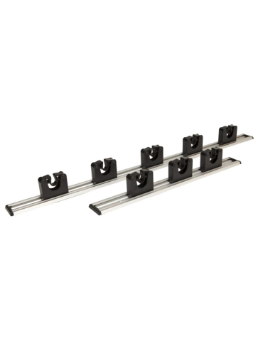 WALL RAIL WITH 3 BRACKETS