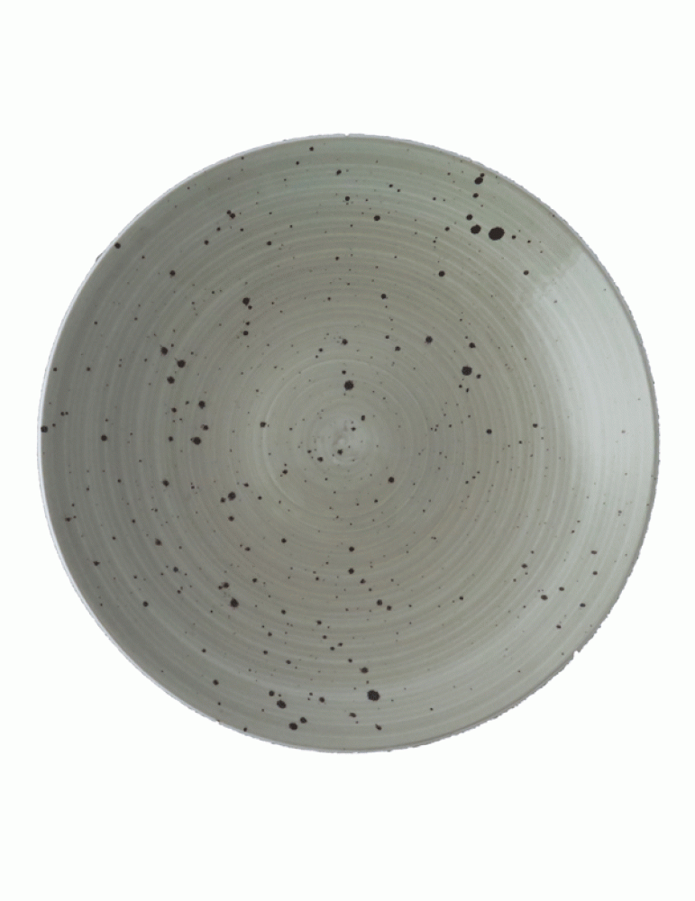 ELE RUSTIC GREEN COUPE PLATE 27 CM (PACK OF 24)