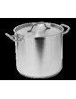POT S/STEEL CASSEROLE(VALUE) - 10LT 