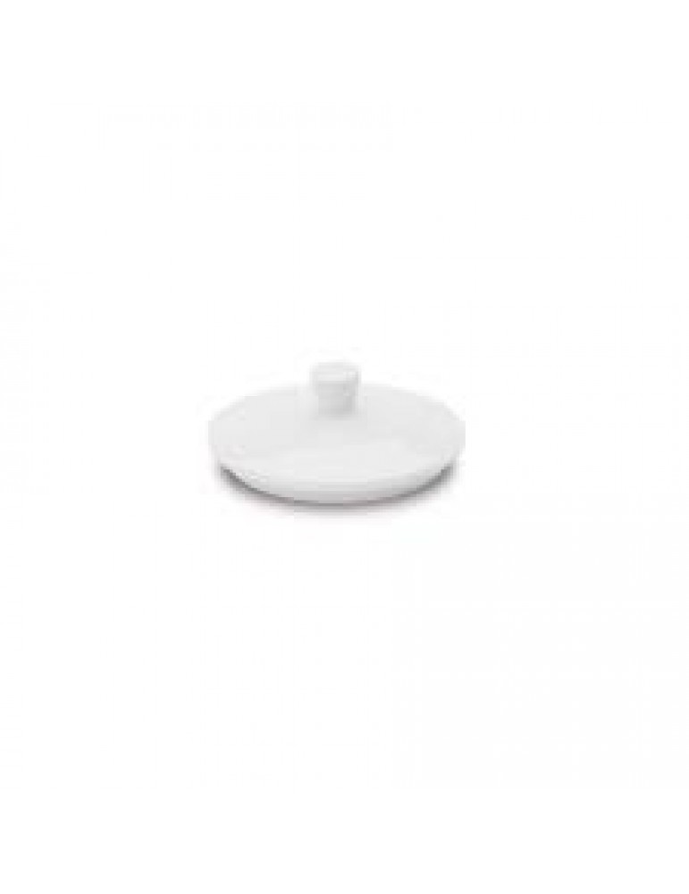 PRIMA - WHITE - TEA POT LID ONLY - 100CL (6) (PACK OF 6)